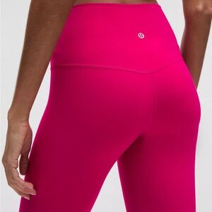 Lululemon Athletica Pink High-Waist Leggings